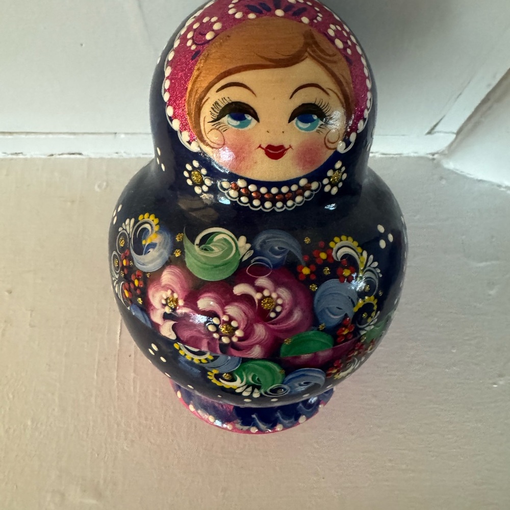 Hand-Painted Russian Matryoshka Doll